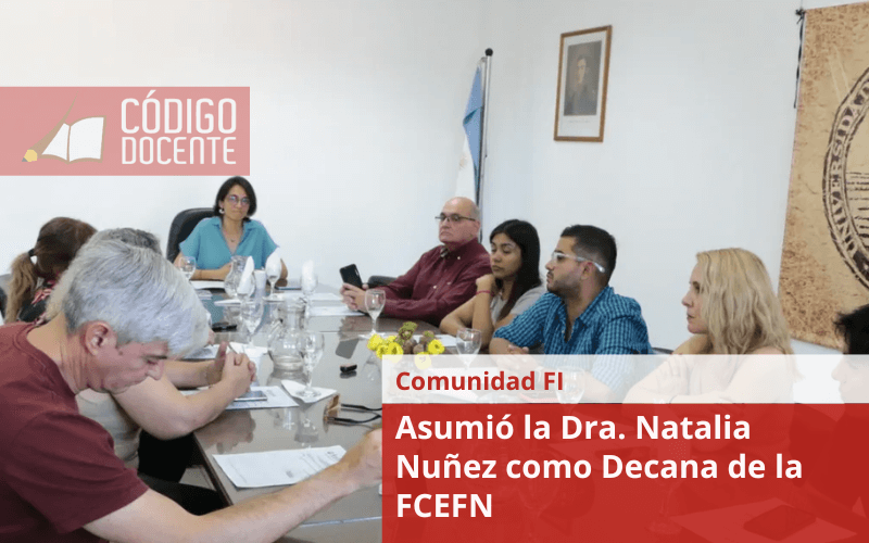 Asumió la Dra. Natalia Nuñez como Decana de la FCEFN