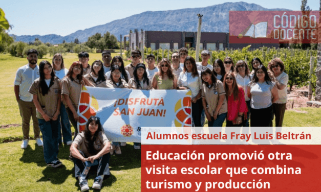 Educación promovió otra visita escolar que combina turismo y producción