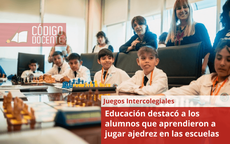 Educación destacó a los alumnos que aprendieron a jugar ajedrez en las escuelas