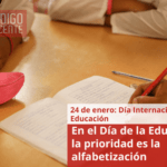 En el Día de la Educación, la prioridad es la alfabetización