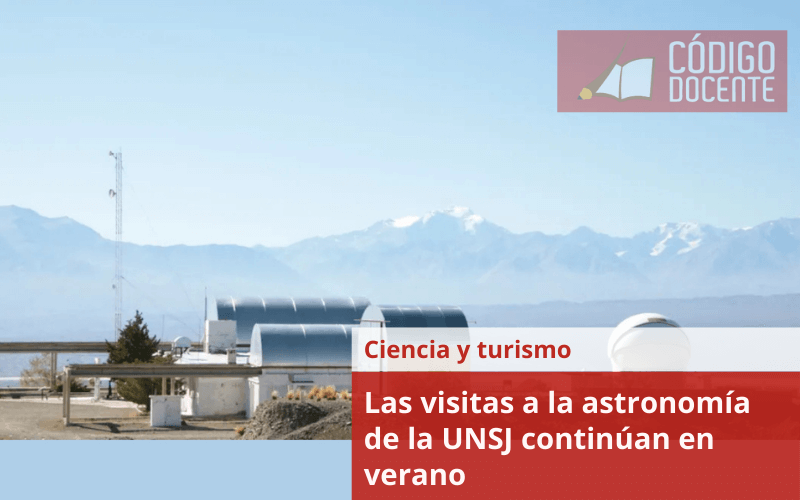 Las visitas a la astronomía de la UNSJ continúan en verano