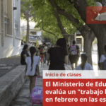 El Ministerio de Educación evalúa un “trabajo bimodal” en febrero en las escuelas