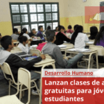 Lanzan clases de apoyo gratuitas para jóvenes estudiantes