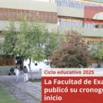 La Facultad de Exactas publicó su cronograma de inicio