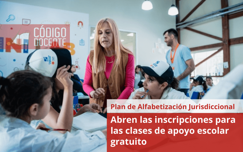 Abren las inscripciones para las clases de apoyo escolar gratuito