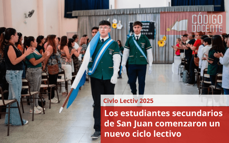 Los estudiantes secundarios de San Juan comenzaron un nuevo ciclo lectivo