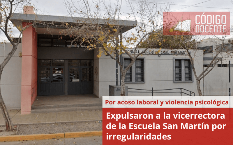 Expulsaron a la vicerrectora de la Escuela San Martín por irregularidades