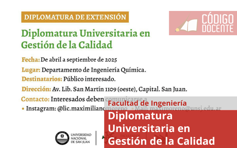 Diplomatura Universitaria en Gestión de la Calidad