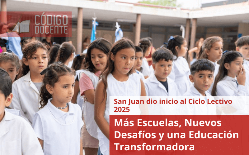 San Juan dio inicio al Ciclo Lectivo 2025: Más Escuelas, Nuevos Desafíos y una Educación Transformadora