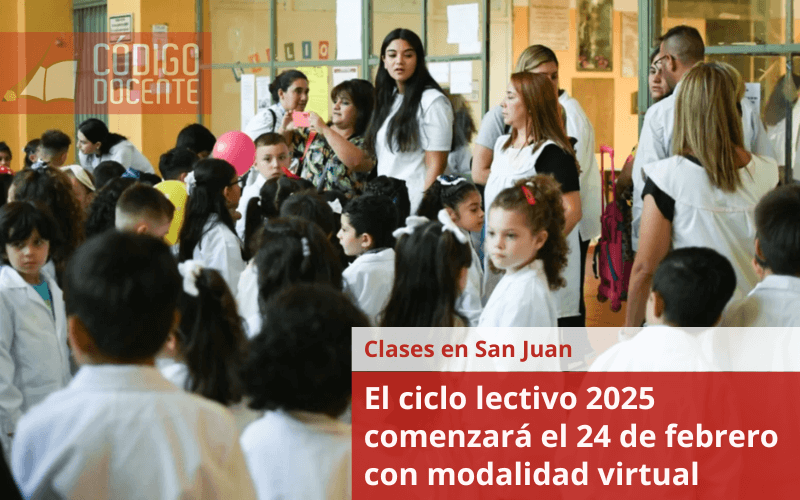 El ciclo lectivo 2025 comenzará el 24 de febrero con modalidad virtual