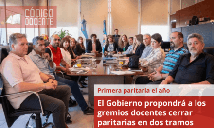 El Gobierno propondrá a los gremios docentes cerrar paritarias en dos tramos