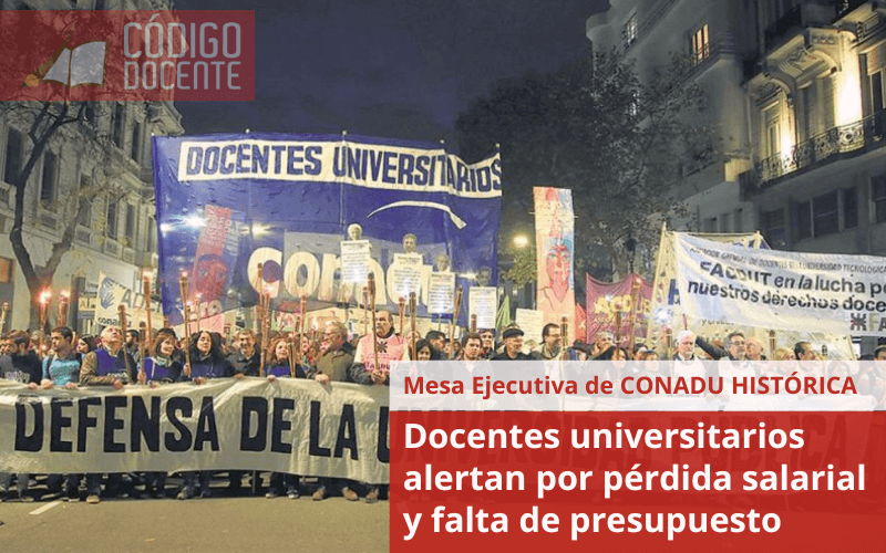 Docentes universitarios alertan por pérdida salarial y falta de presupuesto