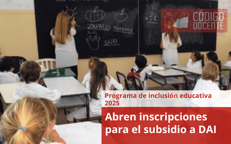 Abren inscripciones para el subsidio a DAI