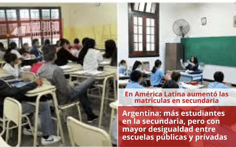 Argentina: más estudiantes en la secundaria, pero con mayor desigualdad entre escuelas públicas y privadas