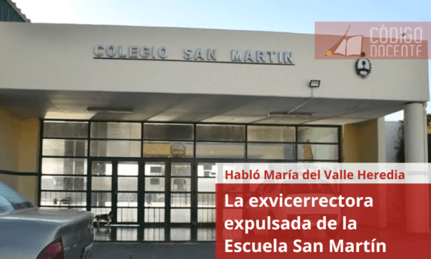 La exvicerrectora expulsada de la Escuela San Martín dio su versión