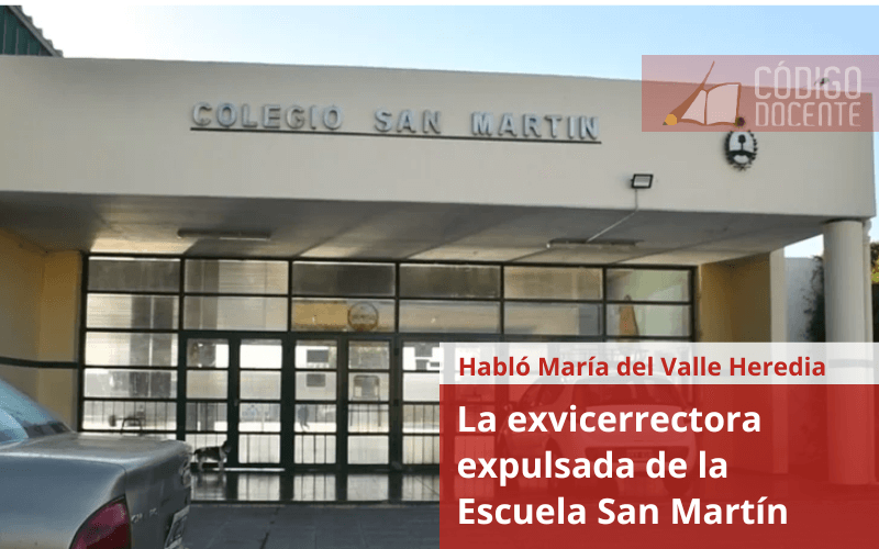 La exvicerrectora expulsada de la Escuela San Martín dio su versión