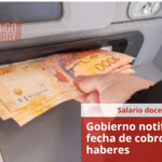 Gobierno notifica la fecha de cobro de los haberes