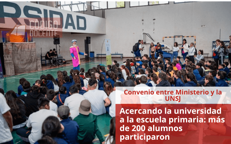 Acercando la universidad a la escuela primaria: más de 200 alumnos participaron