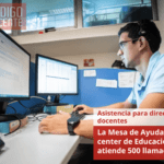 La Mesa de Ayuda, el call center de Educación que atiende 500 llamadas diarias
