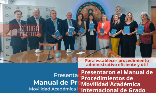 Presentaron el Manual de Procedimientos de Movilidad Académica Internacional de Grado