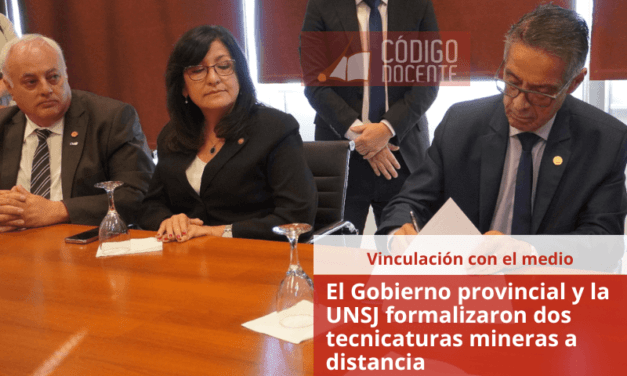 El Gobierno provincial y la UNSJ formalizaron dos tecnicaturas mineras a distancia