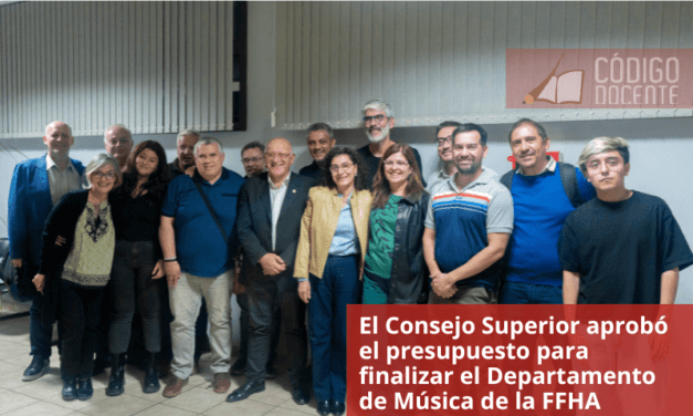 El Consejo Superior aprobó el presupuesto para finalizar el Departamento de Música de la FFHA