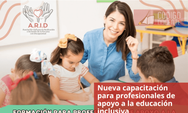 Nueva capacitación para profesionales de apoyo a la educación inclusiva