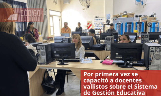 Por primera vez se capacitó a docentes vallistos sobre el Sistema de Gestión Educativa