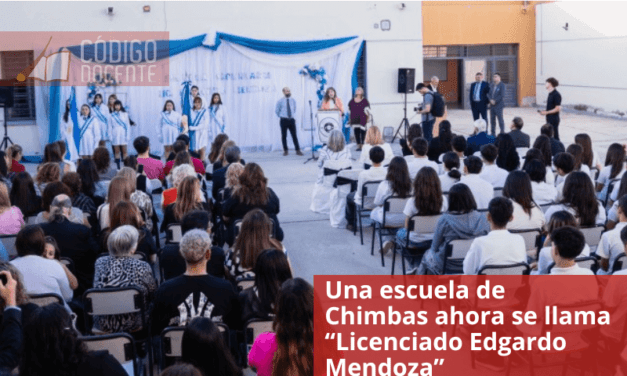 Una escuela de Chimbas ahora se llama “Licenciado Edgardo Mendoza”
