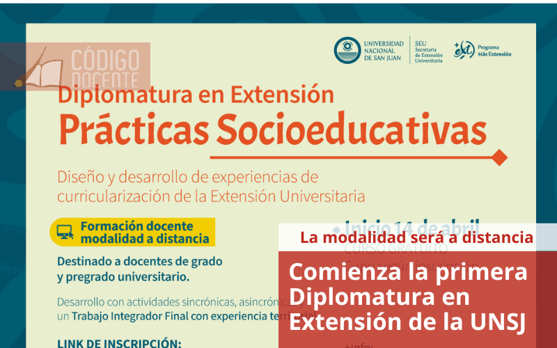 Comienza la primera Diplomatura en Extensión de la UNSJ