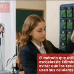 El método que utilizan dos escuelas de Edimburgo para evitar que los estudiantes usen sus celulares en clases
