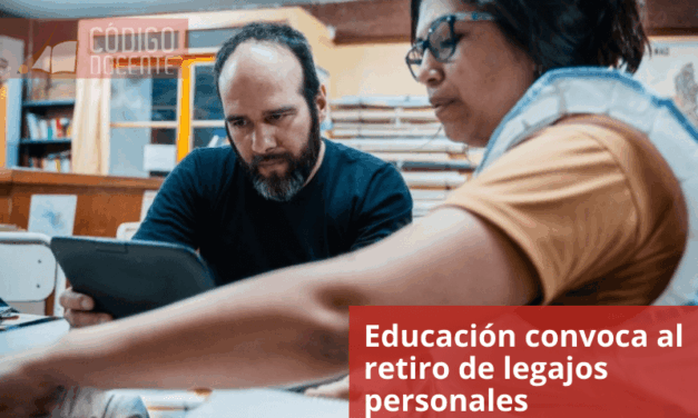 Educación convoca al retiro de legajos personales