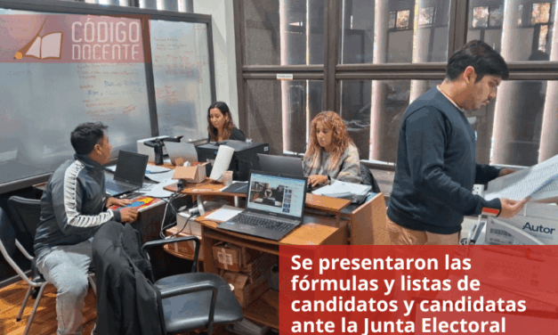 Se presentaron las fórmulas y listas de candidatos y candidatas ante la Junta Electoral