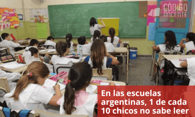 En las escuelas argentinas, 1 de cada 10 chicos no sabe leer