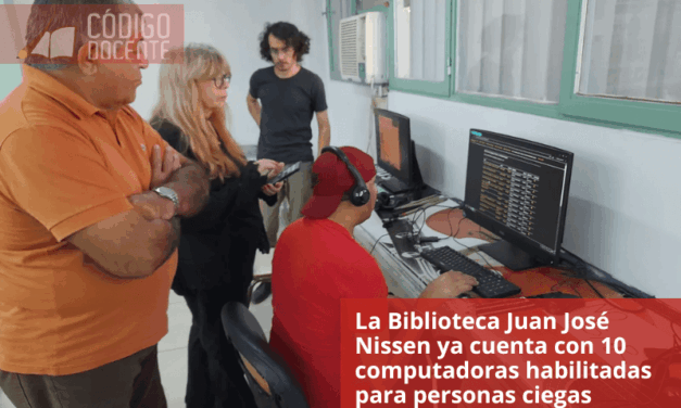 La Biblioteca Juan José Nissen ya cuenta con 10 computadoras habilitadas para personas ciegas