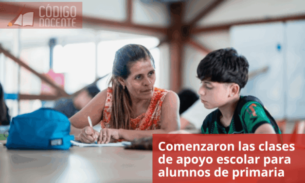 Comenzaron las clases de apoyo escolar para alumnos de primaria
