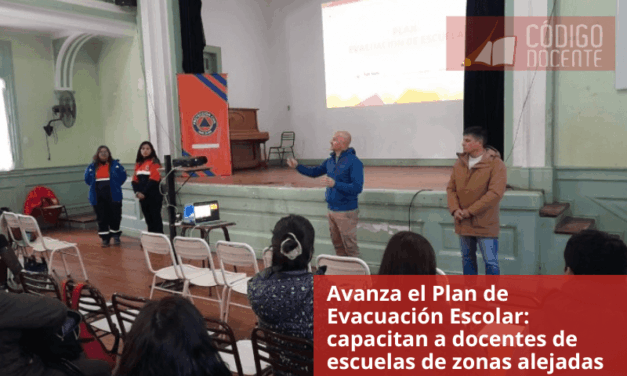 Avanza el Plan de Evacuación Escolar: capacitan a docentes de escuelas de zonas alejadas