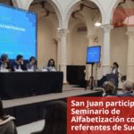 San Juan participó del Seminario de Alfabetización con referentes de Sudamérica