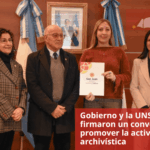 Gobierno y la UNSJ firmaron un convenio para promover la actividad archivística