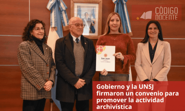 Gobierno y la UNSJ firmaron un convenio para promover la actividad archivística