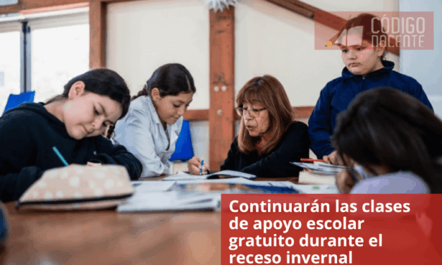 Continuarán las clases de apoyo escolar gratuito durante el receso invernal