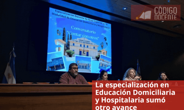 La especialización en Educación Domiciliaria y Hospitalaria sumó otro avance