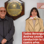 Tadeo Berenguer y Andrea Leceta conducirán la UNSJ por cuatro años