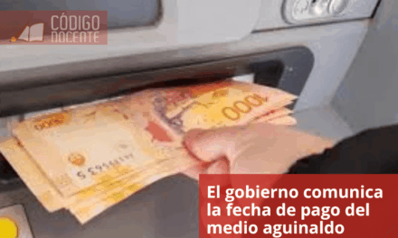 El gobierno comunica la fecha de pago del medio aguinaldo