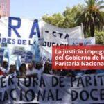 La justicia impugnó la salida del Gobierno de Milei de la Paritaria Nacional Docente