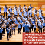 Con violines, chelos y más de 100 jóvenes músicos, la Orquesta Escuela vuelve al Auditorio Juan Victoria