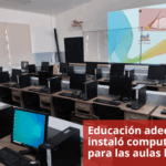 Educación adecuó e instaló computadoras para las aulas híbridas