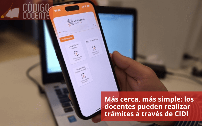 <div class="volanta-custom" style="
background-color:#f44336;
color:white;
padding:4px 8px;
display:inline-block;
font-weight:bold;
border-radius:3px;
margin-bottom:8px;
font-size:0.75rem;
line-height:1.2;
text-align:left;
text-transform:uppercase;
letter-spacing:0.3px;
">Ciudadano Digital</div><div class="post-title-custom" style="text-align:left;">Más cerca, más simple: los docentes pueden realizar trámites a través de CIDI</div>