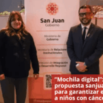 “Mochila digital”: una propuesta sanjuanina para garantizar educación a niños con cáncer