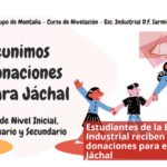 Estudiantes de la Escuela Industrial reciben donaciones para escuelas de Jáchal